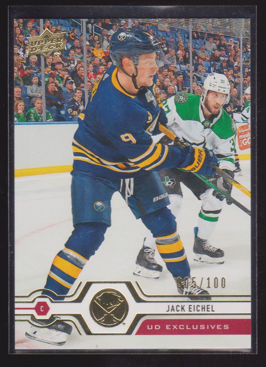 (image for) 2019-20 Upper Deck Exclusives #264 Jack Eichel 5/100